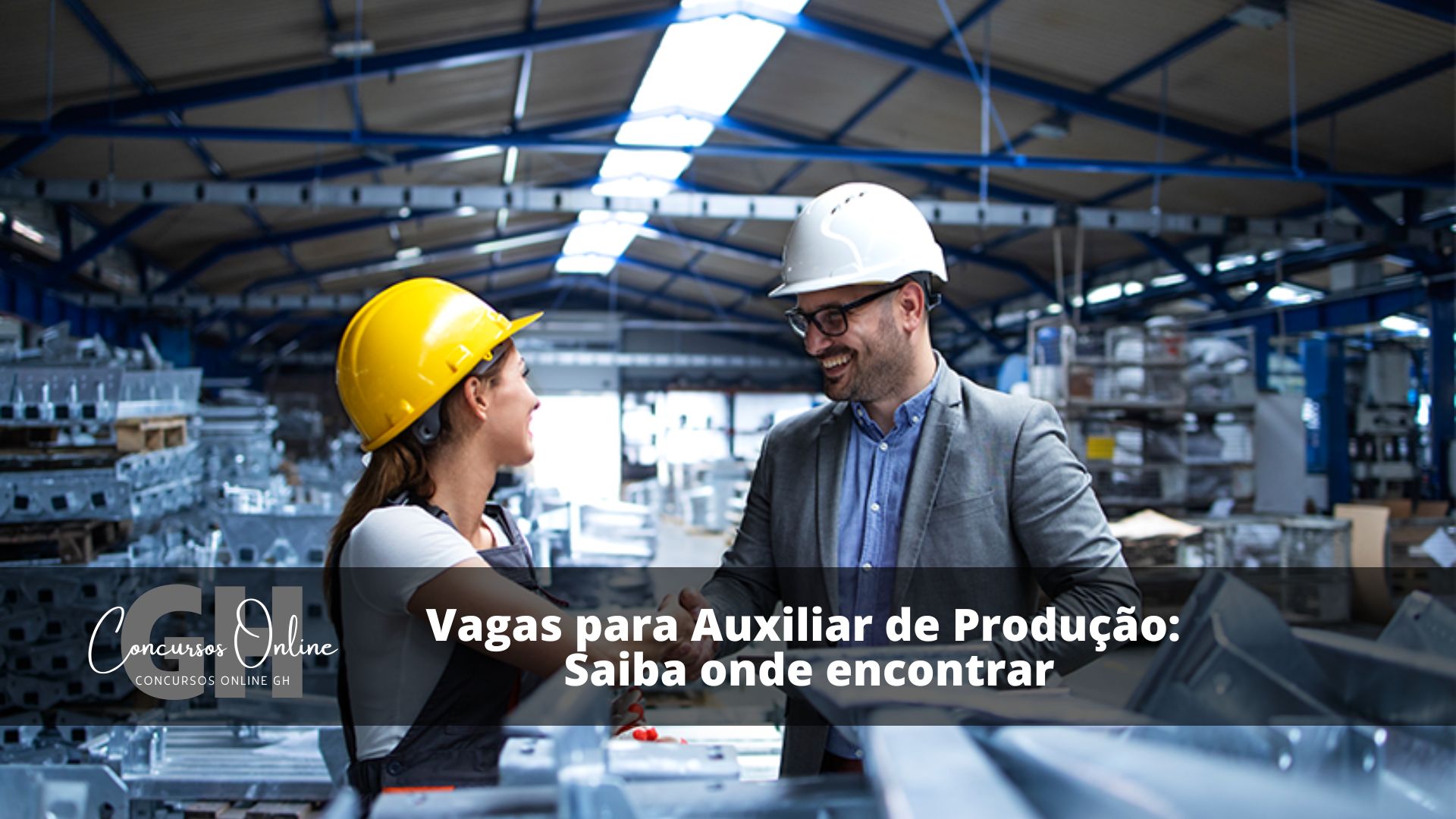 Vagas para Auxiliar de Produção