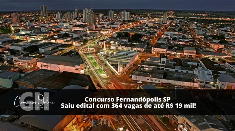 Concurso Fernandópolis SP