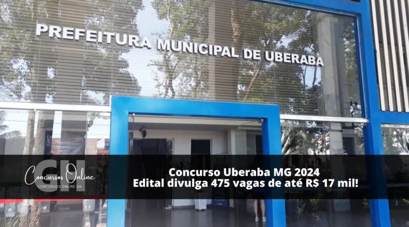 Concurso Uberaba MG 2024