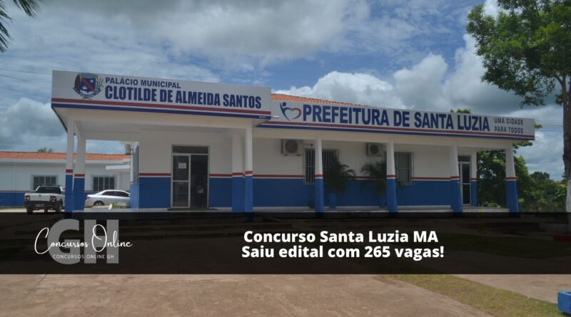 Concurso Santa Luzia MA